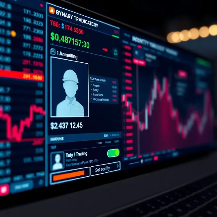 Identity Verification and Security in Binary Trading for Nigerian Traders Secure digital interface showing identity verification in binary trading to highlight security measures for Nigerian traders