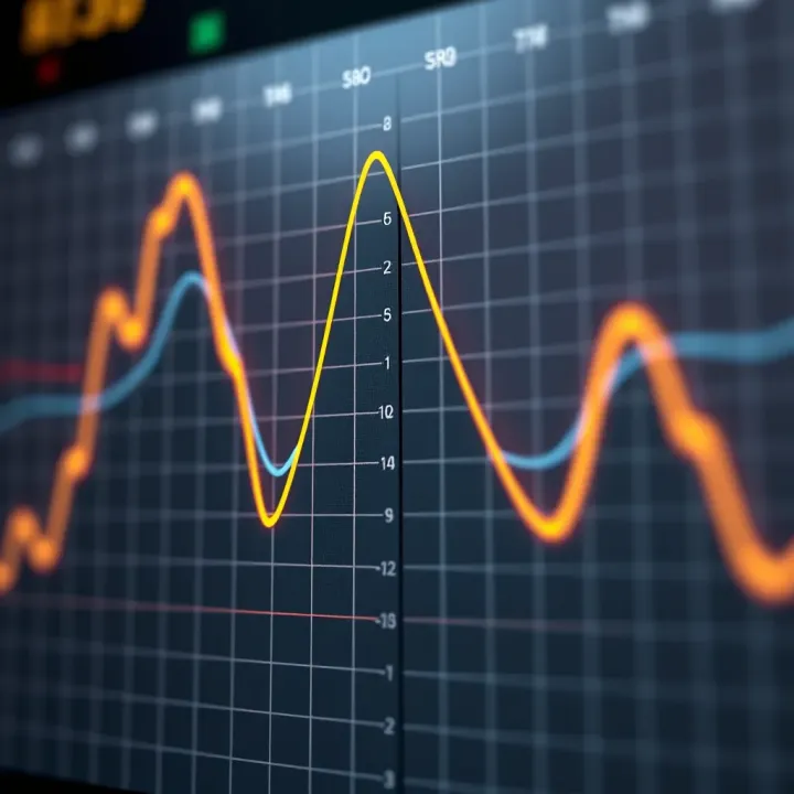 Identifying Turning Points through Derivative Sign Changes Chart depicting turning points on a function's graph where the derivative changes sign, highlighting peaks and troughs