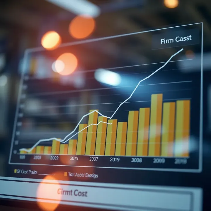 Firm Cost Structures and Market Dynamics Graph showing firm cost structures and market behavior in varied economic environments