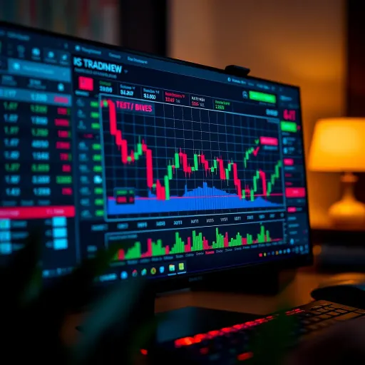 Connecting TradingView Signals with Binary Options Trading Platforms Integration of TradingView signals with binary options trading platform interface on a computer screen