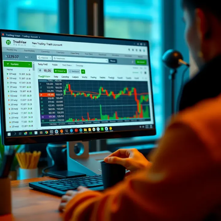 Configuring TradingView Tools with Deriv Account for Enhanced Trading Detailed setup interface for linking TradingView tools to a Deriv trading account